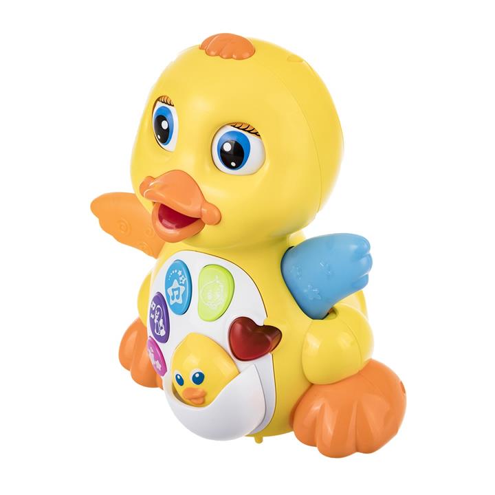 بازی آموزشی هولی تویز مدل EQ Flapping Yellow Duck Huile Toys EQ Flapping Yellow Duck Educational Game